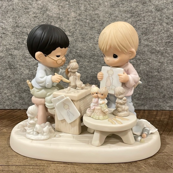 Precious Moments “How Can Two Work Together Except They Agree” - Picture 1 of 6